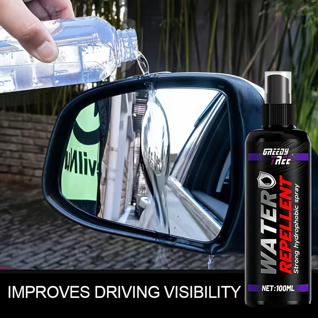 Multi-Purpose Rain Repellent Spray | Hydrophobic Coating for Car & Home Glass