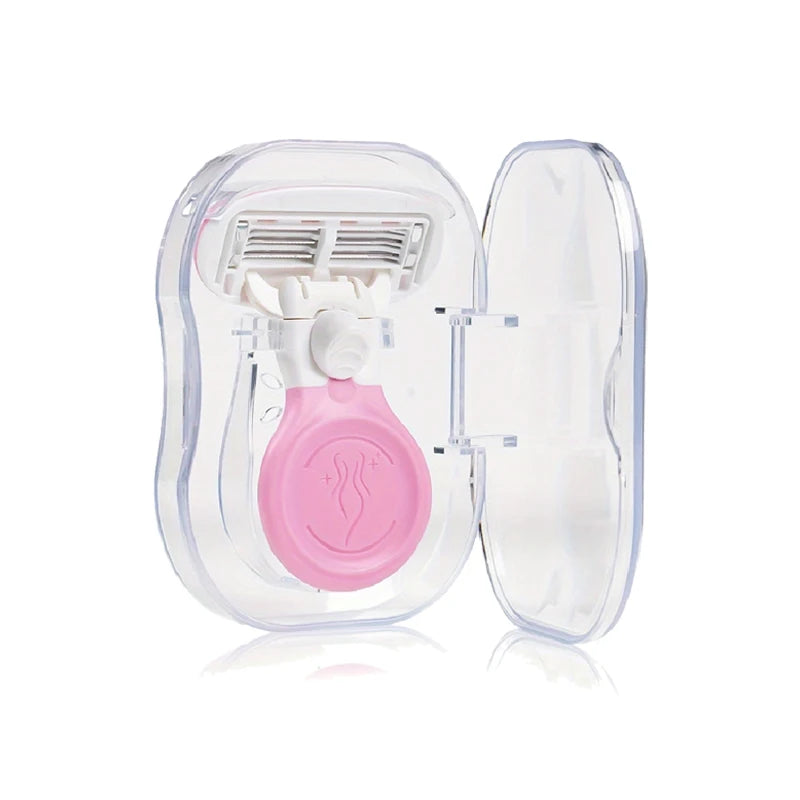 Women's Portable Shaver, 5-Layer Personal Care Razor, Moisturizing Razor