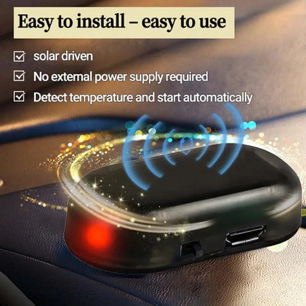 Solar Car Defroster | Effortless Windshield De-Icing — No Scraping Ever Again