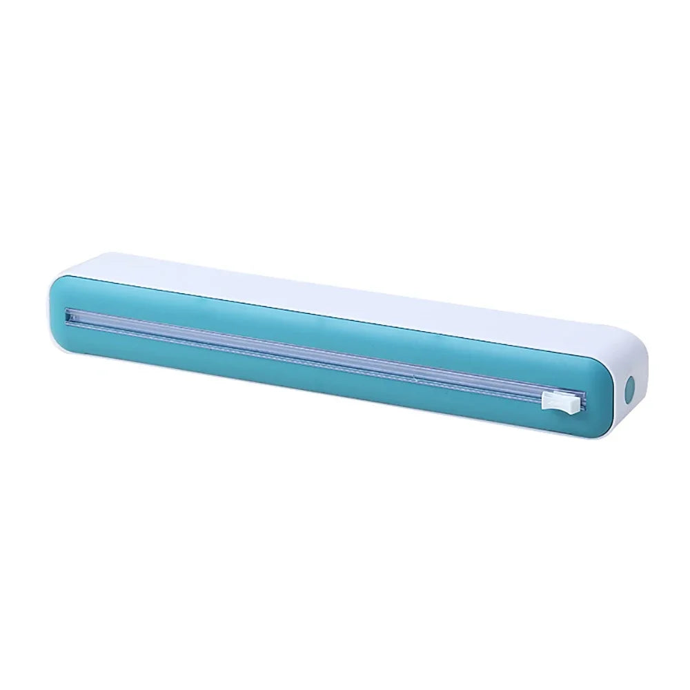 2-in-1 Magnetic Food Wrap & Foil Dispenser with Cutter | Mess-Free Kitchen Essential