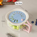 2-in-1 Fruit & Vegetable Washing Basin with Lid & Drain Basket | Fresher, Cleaner Food