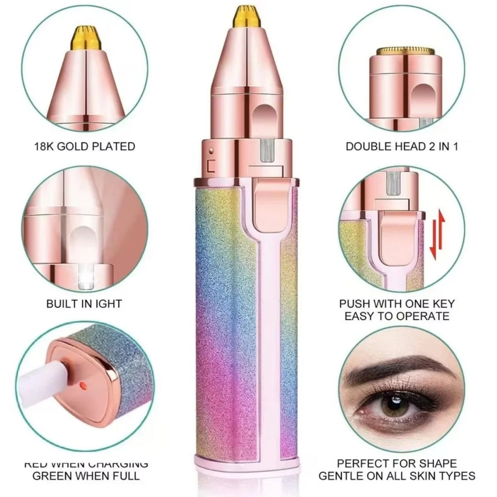 Mini Facial Hair Remover for Women | Painless Electric Epilator for Lip, Chin & Bikini Line