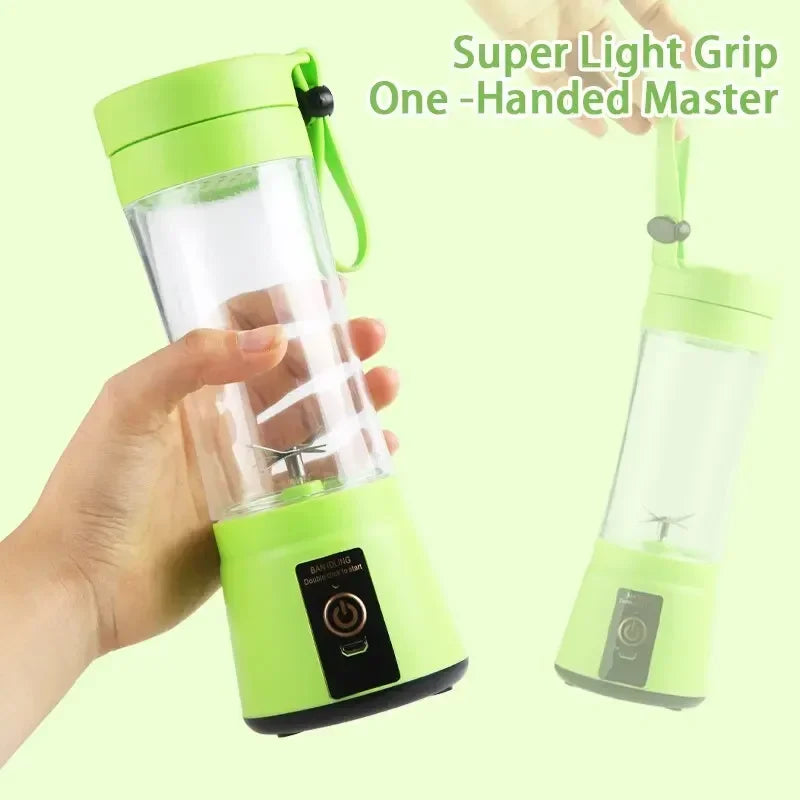 USB Portable Mini Blender | 6-Blade Smoothie Maker for Home, Gym & Travel