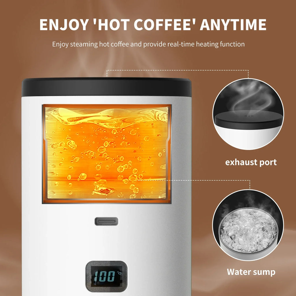 5-in-1 Portable Espresso Coffee Maker | Wireless for Car, Home, Camp & Travel