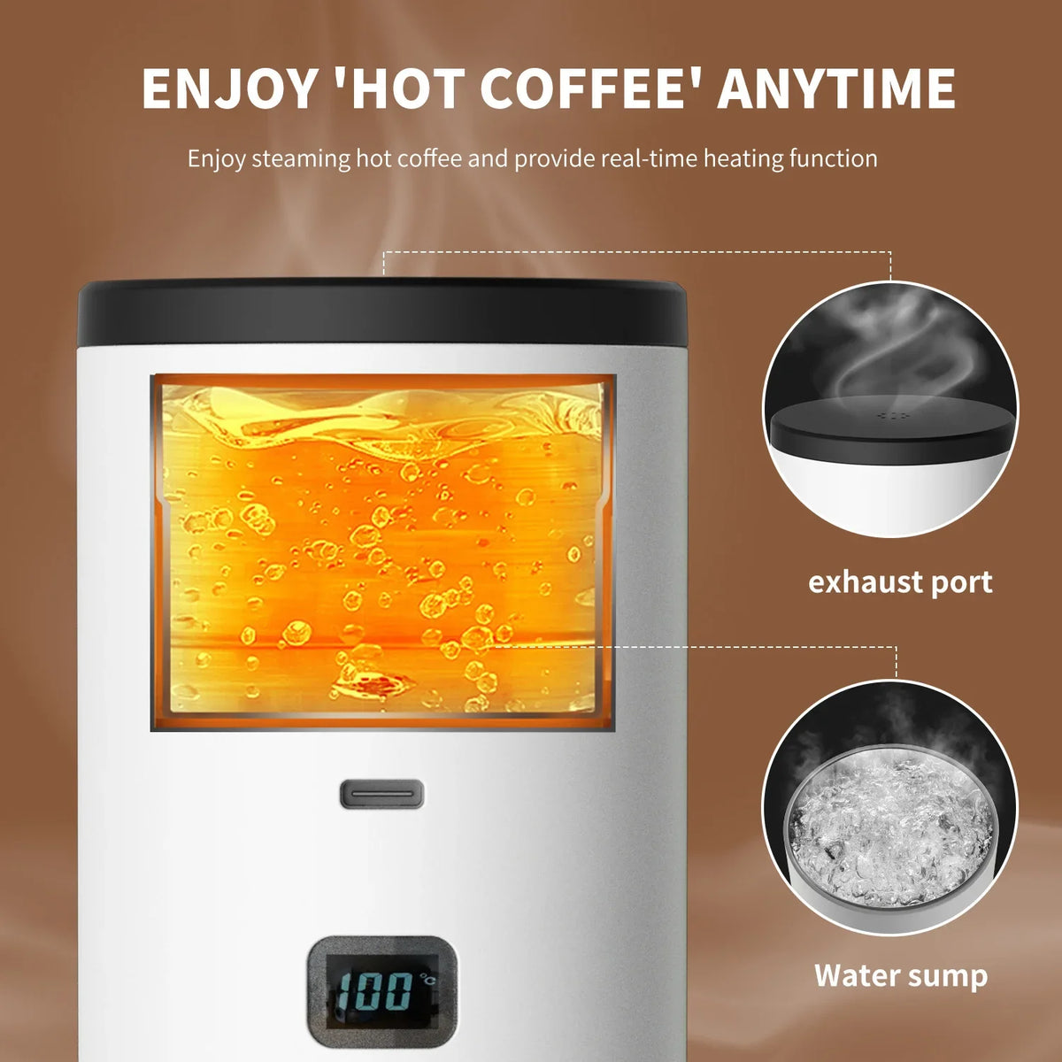5-in-1 Portable Espresso Coffee Maker | Wireless for Car, Home, Camp & Travel