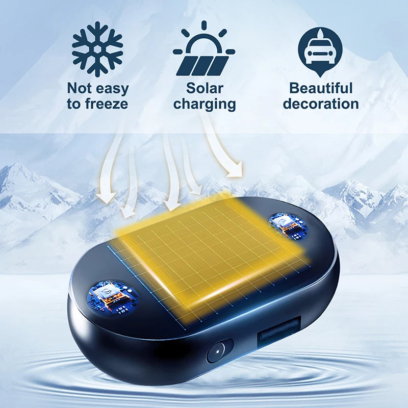 Electromagnetic Solar Car Snow Remover | Antifreeze Windshield De-Icer