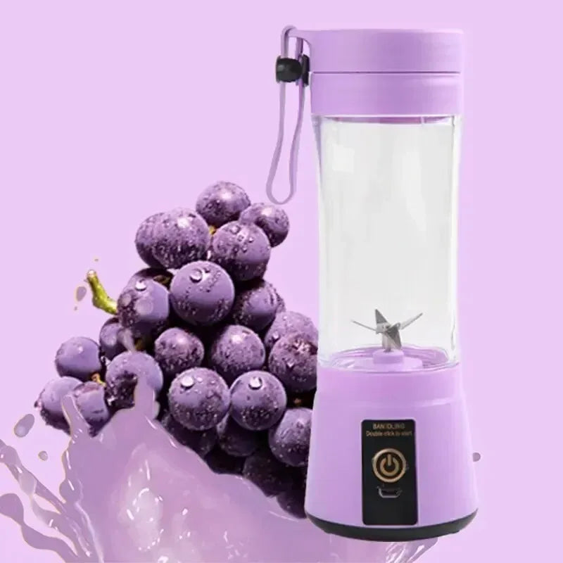 USB Portable Mini Blender | 6-Blade Smoothie Maker for Home, Gym & Travel