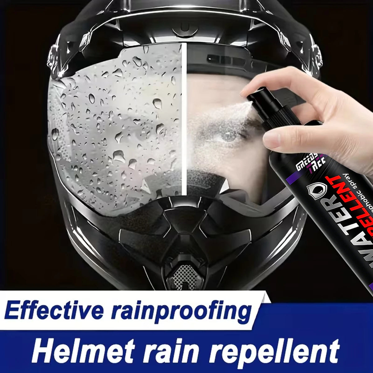 Multi-Purpose Rain Repellent Spray | Hydrophobic Coating for Car & Home Glass
