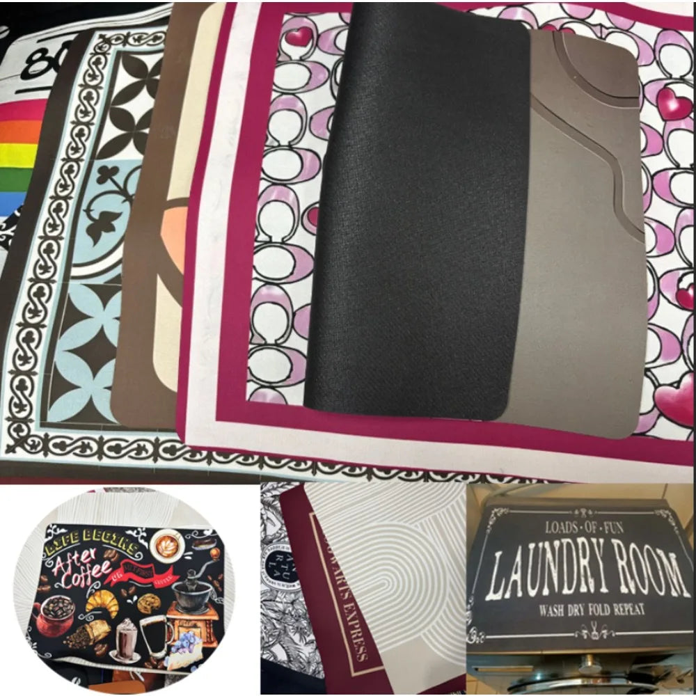 Quick-Dry Diatomite Kitchen Mat | Absorbent, Heat-Resistant & Non-Slip