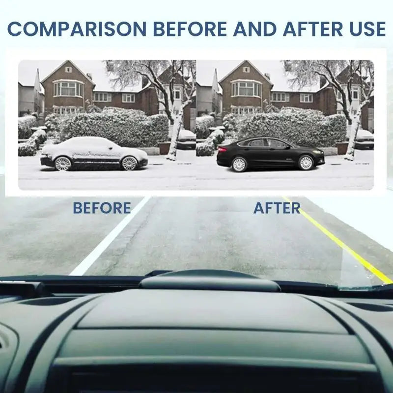 Solar Car Defroster | Effortless Windshield De-Icing — No Scraping Ever Again