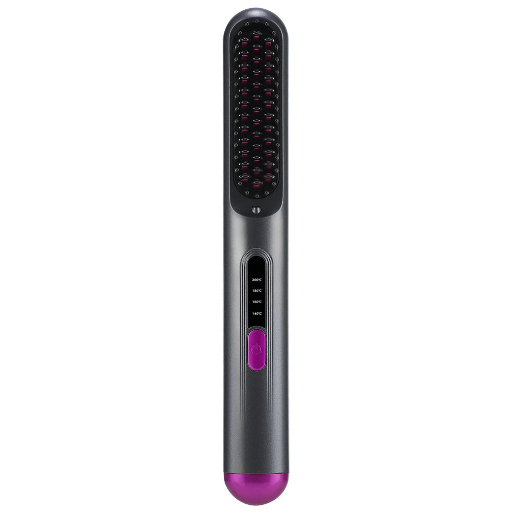 Hot Comb Straightener Professional Quick Heated Electric Wireless Hair Straighten Personal Care Multifunctional Hairstyle Brush