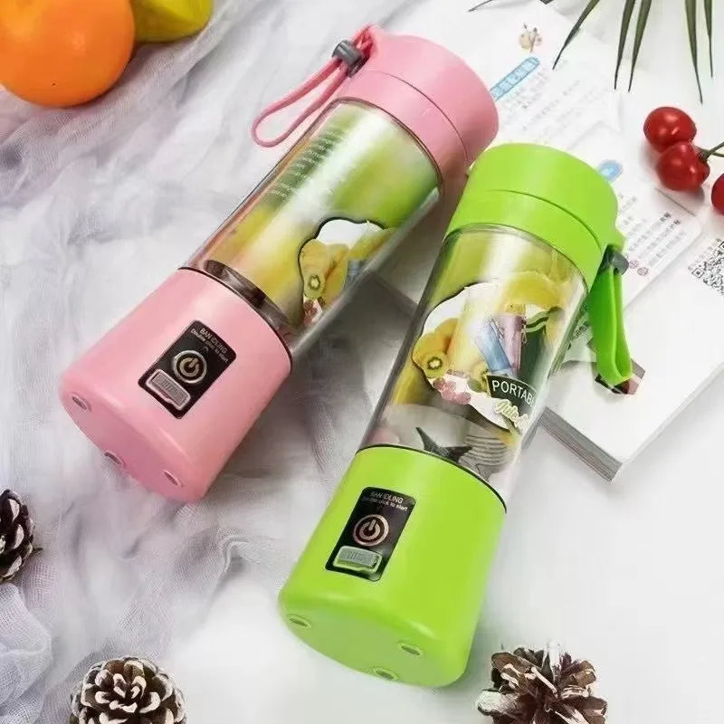 USB Portable Mini Blender | 6-Blade Smoothie Maker for Home, Gym & Travel