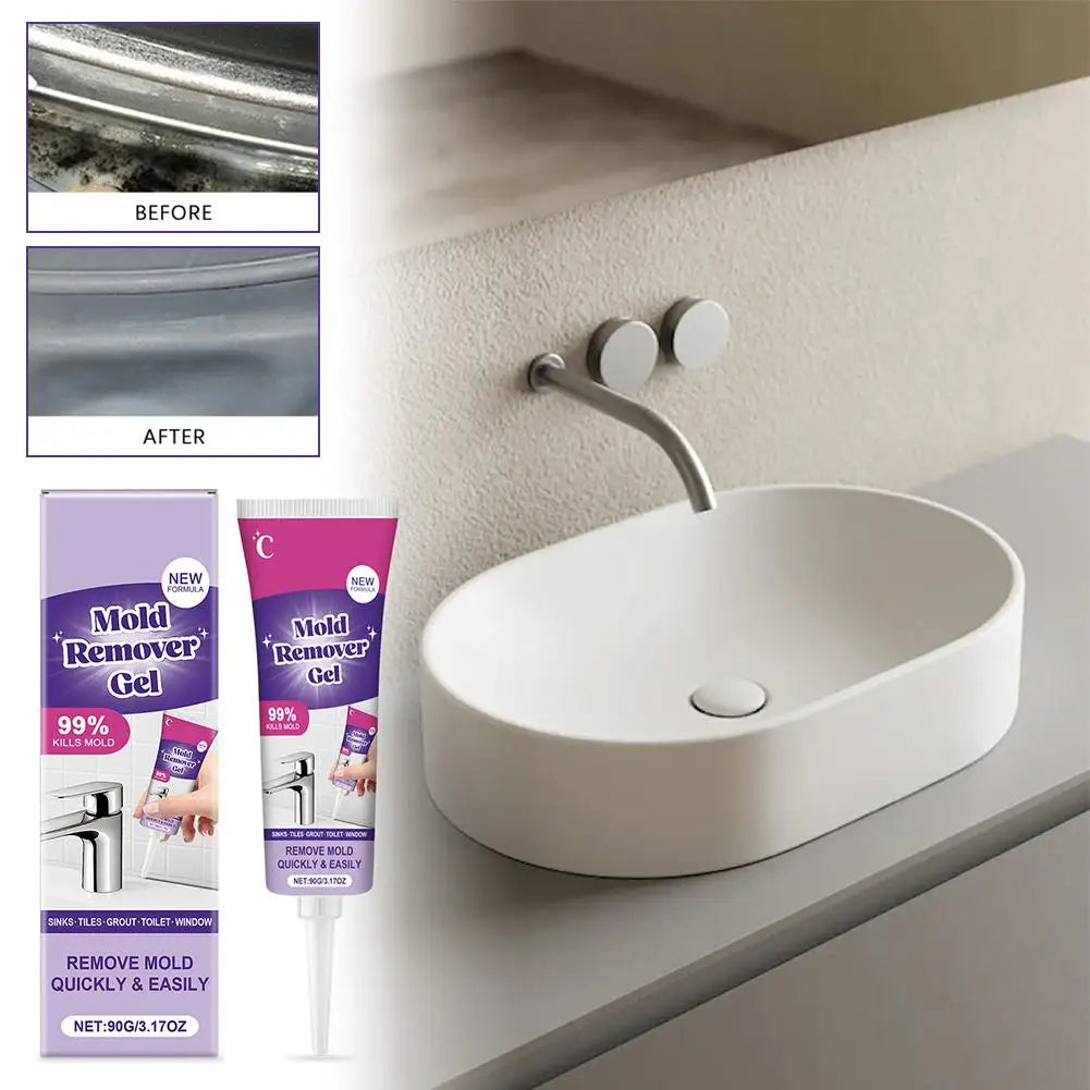 Household Cleaner Gel for Wall Tiles Grout Sealant Bathroom Cleaning Home Kitchen Sinks Cleaning Anti-Mildew Cleaner Home Daily