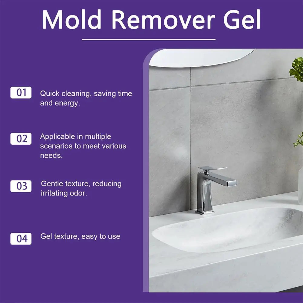 Household Cleaner Gel for Wall Tiles Grout Sealant Bathroom Cleaning Home Kitchen Sinks Cleaning Anti-Mildew Cleaner Home Daily