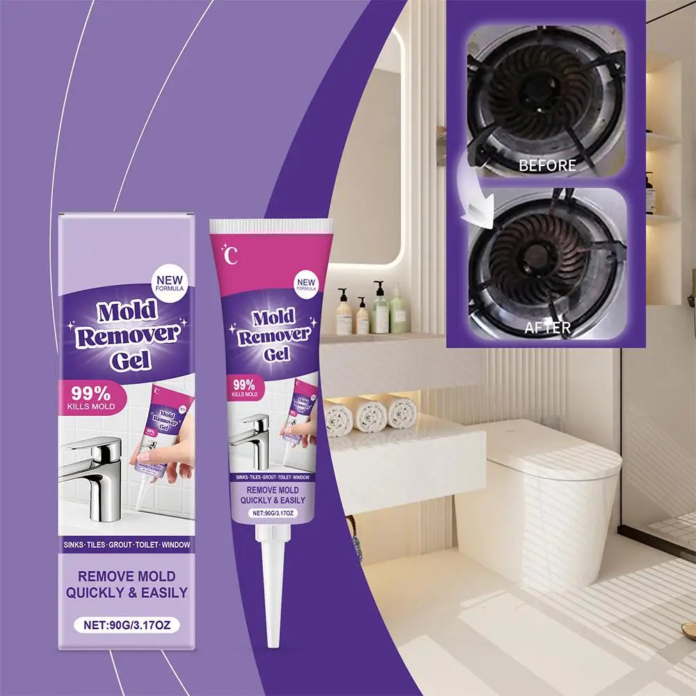 Household Cleaner Gel for Wall Tiles Grout Sealant Bathroom Cleaning Home Kitchen Sinks Cleaning Anti-Mildew Cleaner Home Daily