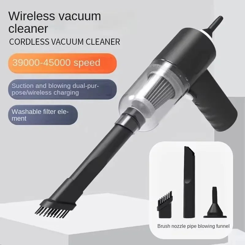 Portable Cordless Car Vacuum Cleaner | Powerful Handheld Mini Hoover for Car & Home