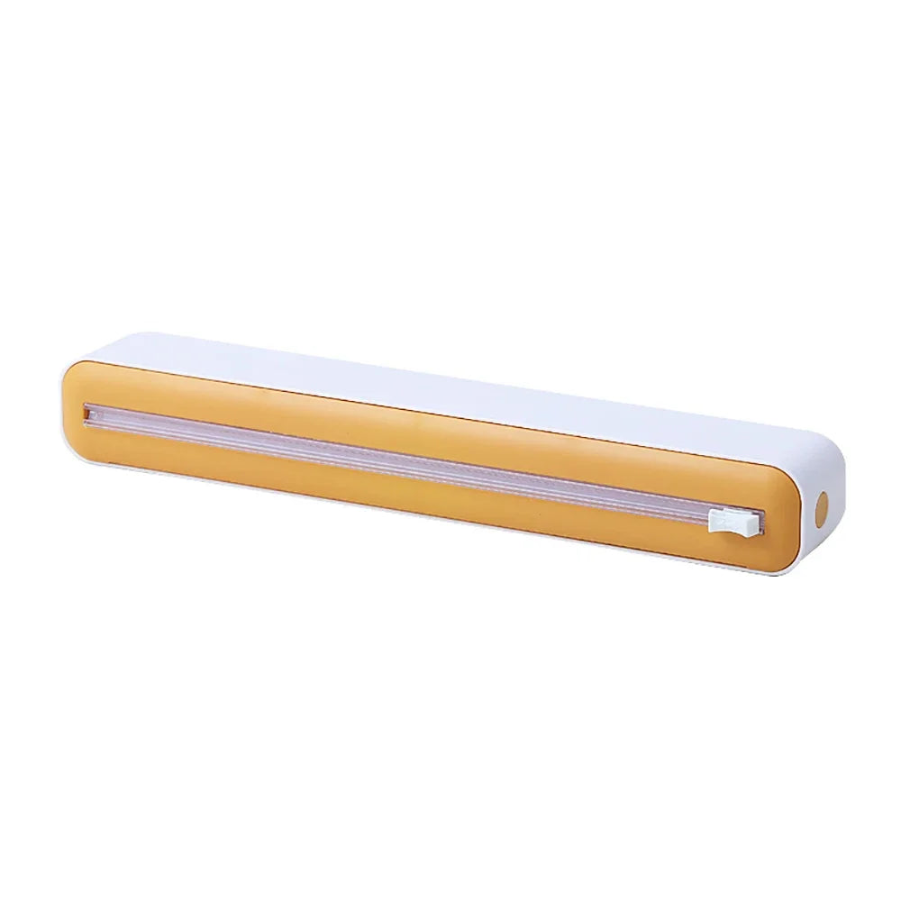 2-in-1 Magnetic Food Wrap & Foil Dispenser with Cutter | Mess-Free Kitchen Essential