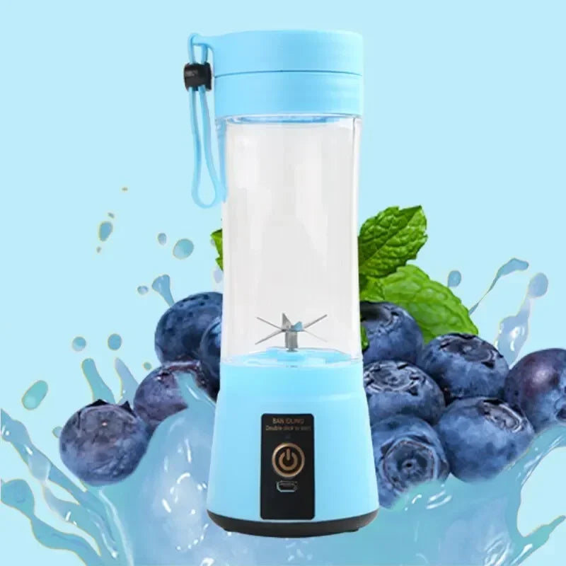 USB Portable Mini Blender | 6-Blade Smoothie Maker for Home, Gym & Travel