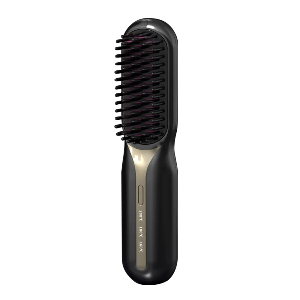 Hot Comb Straightener Professional Quick Heated Electric Wireless Hair Straighten Personal Care Multifunctional Hairstyle Brush