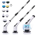 9-in-1 Cordless Electric Cleaning Brush | Rotating Scrubber for Bathroom, Tiles & Floors
